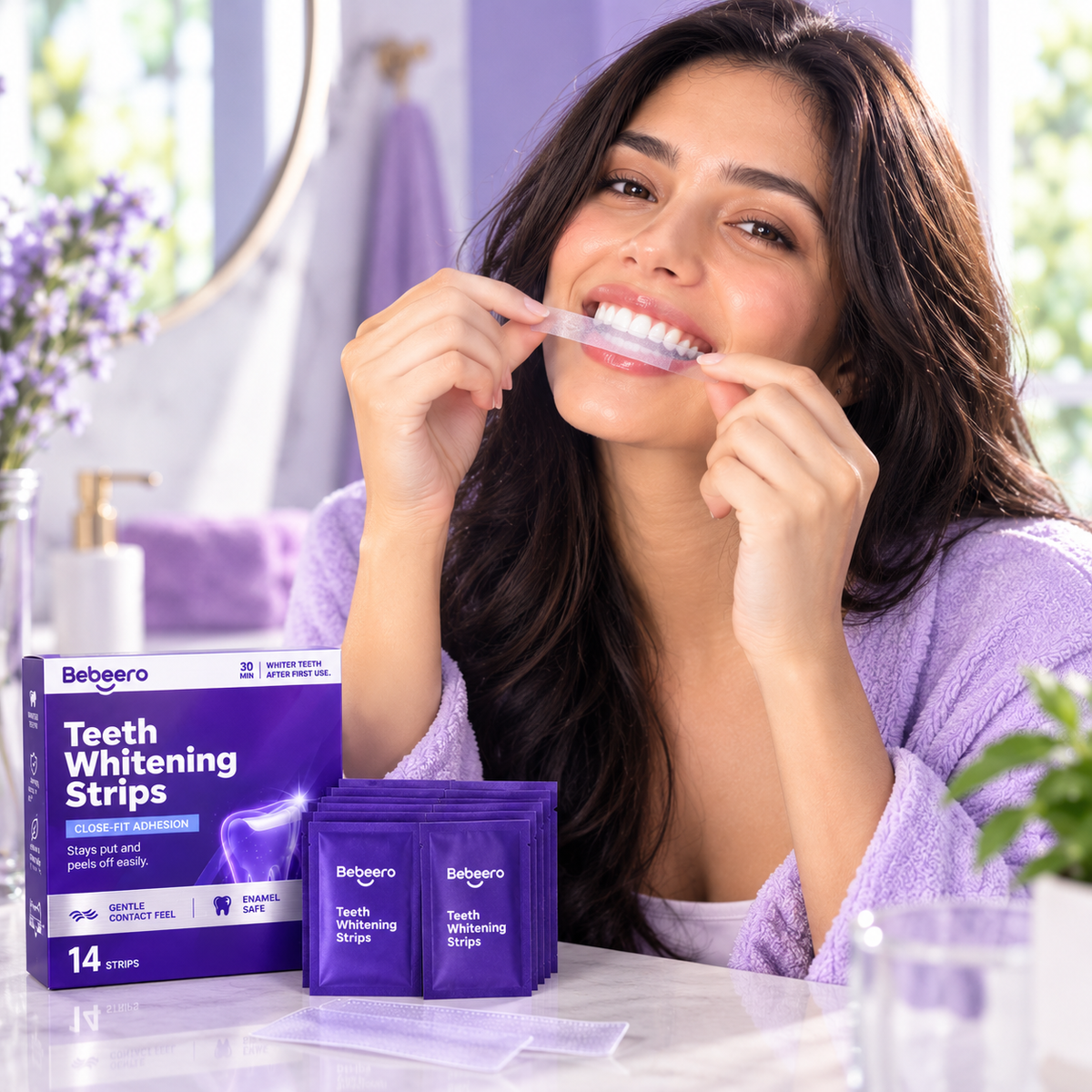 Purple Whitening And Stain-removing Tooth Plaster