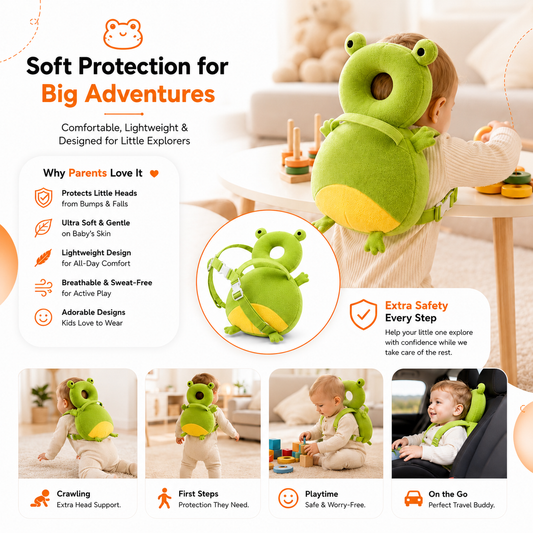 Bebeero™ Baby Head Protection Backpack